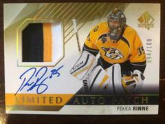 Pekka Rinne [Limited Autograph Patch] Hockey Cards 2015 SP Authentic Prices
