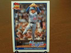 Fernando Valenzuela #80 Baseball Cards 1991 Topps Prices
