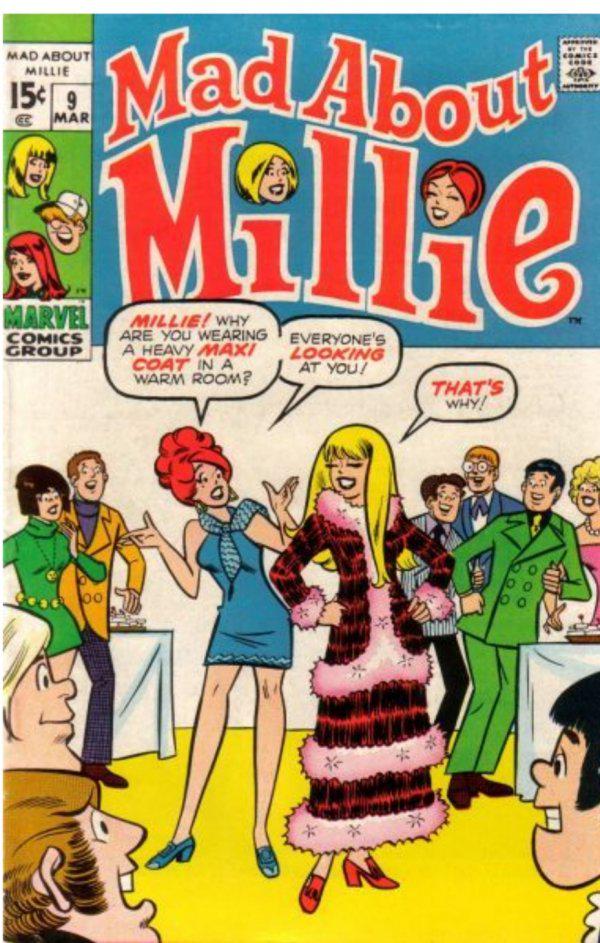 Mad About Millie #9 (1969) Comic Books Mad About Millie