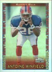 Antoine Winfield [Refractor] Football Cards 1999 Topps Chrome Prices