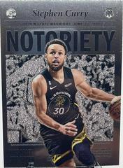 Stephen Curry #1 Basketball Cards 2022 Panini Mosaic Notoriety Prices