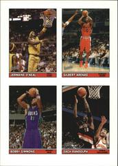 O'Neal/Arenas/Simmons/Randolph #2 Basketball Cards 2005 Topps Bazooka 4 on 1 Stickers Prices