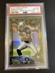 Amari Cooper [Running Camo Refractor] #115 Football Cards 2015 Topps Chrome Prices