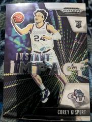Corey Kispert #6 Basketball Cards 2021 Panini Prizm Draft Picks Instant Impact Prices