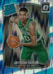 Jayson Tatum [Shock] #198 Basketball Cards 2017 Panini Donruss Optic Prices