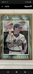 Ryne Sandberg Signature Series #S1 Baseball Cards 1991 Donruss Elite Prices