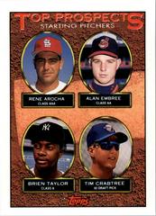 Arocha/Embree/Taylor/Crabtree Baseball Cards 1993 Topps Prices