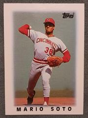 Mario Soto #42 Baseball Cards 1986 Topps Mini League Leaders Prices