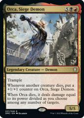 Orca, Siege Demon #37 Magic Dominaria United Commander Prices