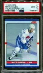 Mats Sundin #7 Hockey Cards 1990 Score Young Superstars Prices