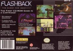 Flashback The Quest For Identity - Back | Flashback The Quest for Identity Super Nintendo