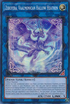 Zebufera, Vaalmonican Hallow Heathen VASM-EN034 YuGiOh Valiant Smashers