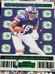 Justin Jefferson [Emerald] Football Cards 2022 Panini Contenders Winning Ticket Prices