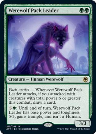 Werewolf Pack Leader Magic Adventures in the Forgotten Realms