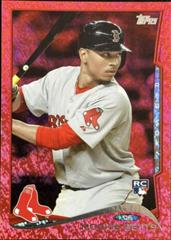Mookie Betts [Batting Red Hot Foil] Baseball Cards 2014 Topps Update Prices
