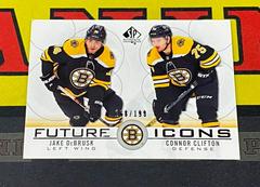 Jake DeBrusk, Connor Clifton #119 Hockey Cards 2020 SP Authentic Prices