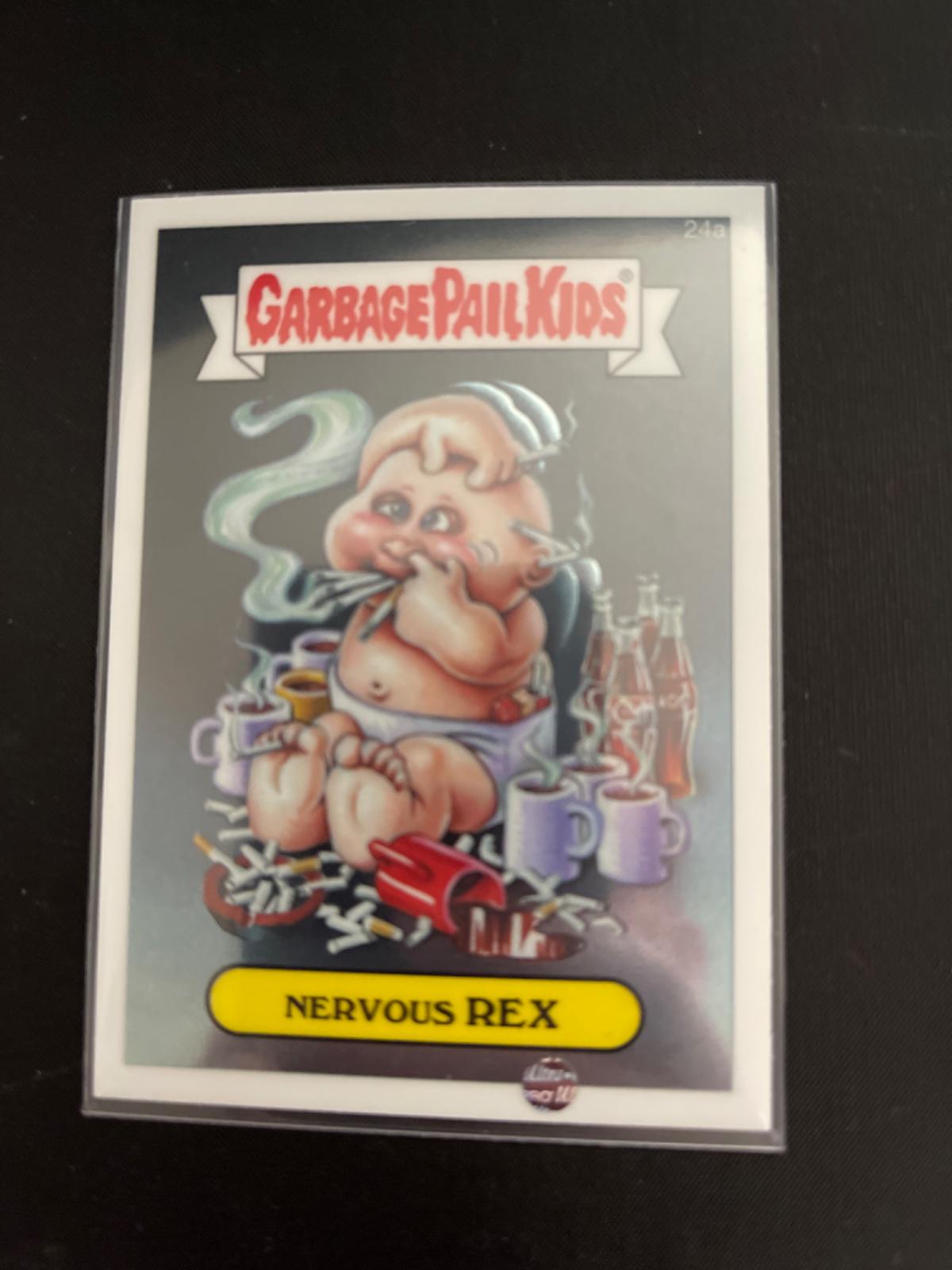 Nervous REX #24a 2013 Garbage Pail Kids Chrome