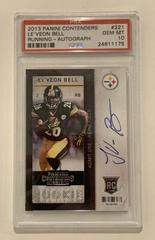 LE'Veon Bell [Catching Autograph Playoff Ticket] Football Cards 2013 Panini Contenders Prices