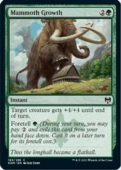 Mammoth Growth [Foil] Magic Kaldheim Prices