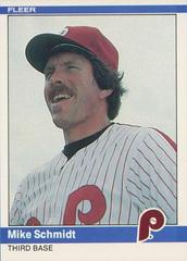 Mike Schmidt Baseball Cards 1984 Fleer Prices