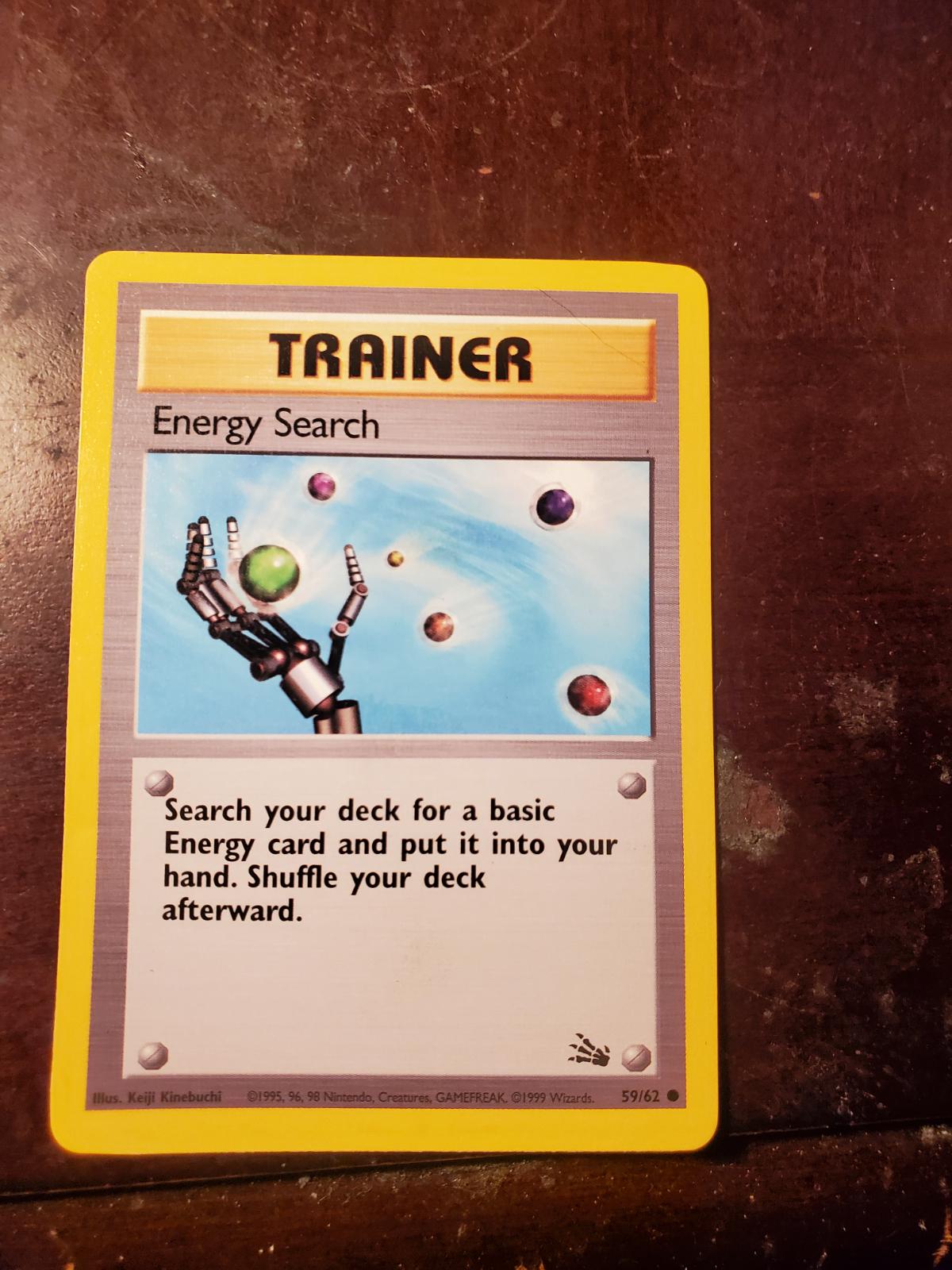 Energy Search Ungraded Pokemon Fossil