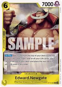 Edward.Newgate ST13-004 One Piece Ultra Deck: The Three Brothers