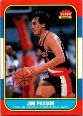 Jim Paxson Basketball Cards 1986 Fleer Prices