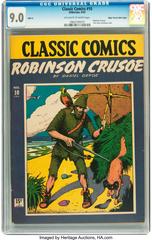 Classic Comics [HRN 14] #10 (1943) Comic Books Classic Comics Prices