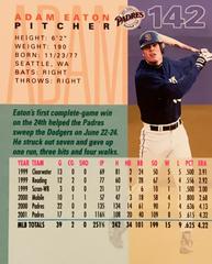 Rear | Adam Eaton Baseball Cards 2002 Ultra