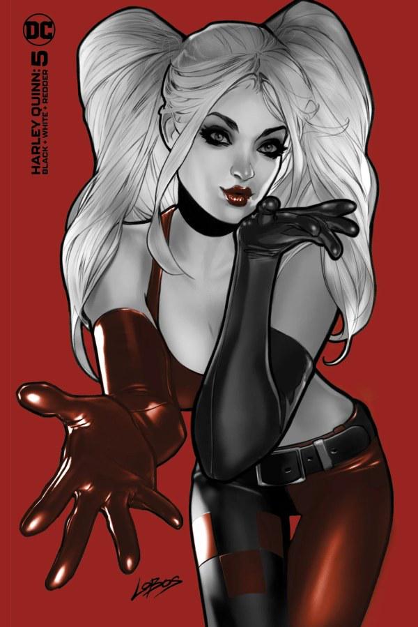 Harley Quinn: Black + White + Redder [Lobos Trade Dress] #5 (2023) Comic Books Harley Quinn: Black + White + Redder