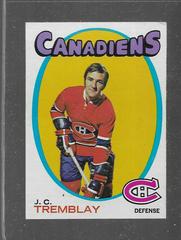 J. C. Tremblay Hockey Cards 1971 Topps Prices