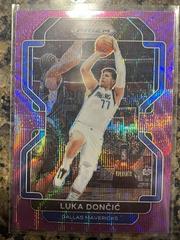 Luka Doncic [Purple Wave] #223 Basketball Cards 2021 Panini Prizm Prices