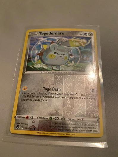 Togedemaru [Reverse Holo] #127 photo