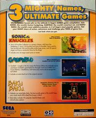 Back Of Cardboard Box | Sonic & Garfield Pack PC Games