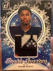 Tyler Scott #HS-TSC Football Cards 2023 Panini Donruss Rookie Holiday Sweater Prices
