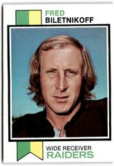 Fred Biletnikoff #320 Football Cards 1973 Topps Prices