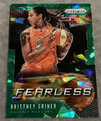 Brittney Griner [Prizm Green Ice] #7 Basketball Cards 2020 Panini Prizm WNBA Fearless Prices