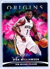 Zion Williamson [Pink] #1 Basketball Cards 2021 Panini Origins Prices
