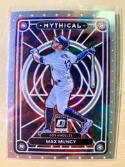Max Muncy Baseball Cards 2022 Panini Donruss Optic Mythical Prices