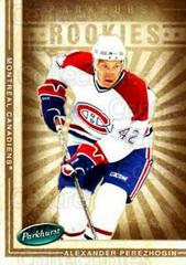 Alexander Perezhogin #636 Hockey Cards 2005 Parkhurst Prices