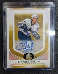 Daniel Sedin [Gold Spectrum Autograph] Hockey Cards 2020 SP Signature Edition Legends Prices
