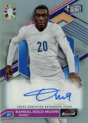 Randal Kolo Muani #BCA-KM Soccer Cards 2023 Topps Finest Road to UEFA EURO Autograph Prices