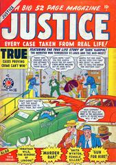 Justice #16 (1950) Comic Books Justice Prices
