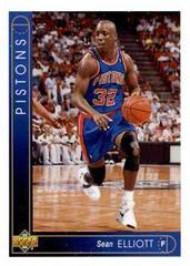 Sean Elliott #416 Basketball Cards 1993 Upper Deck Prices