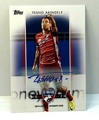 Tesho Akindele [Autograph] Soccer Cards 2017 Topps MLS Prices