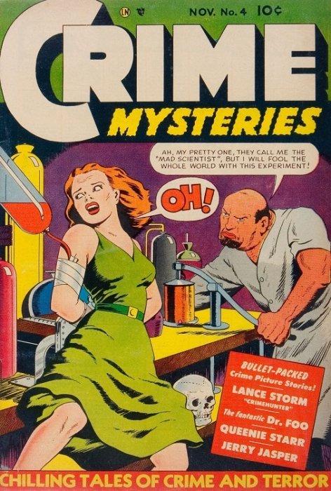 Crime Mysteries #4 (1952) Comic Books Crime Mysteries