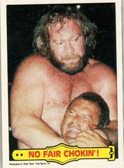 No Fair Chokin' #36 Wrestling Cards 1985 Topps WWF Prices