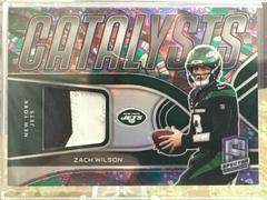 Zach Wilson [Psychedelic] #CAT-ZWI Football Cards 2022 Panini Spectra Catalysts Prices