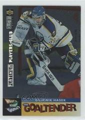 Dominik Hasek [Platinum Player's Club] Hockey Cards 1995 Collector's Choice Prices