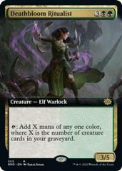 Deathbloom Ritualist [Extended Art] #353 Magic Brother's War Prices